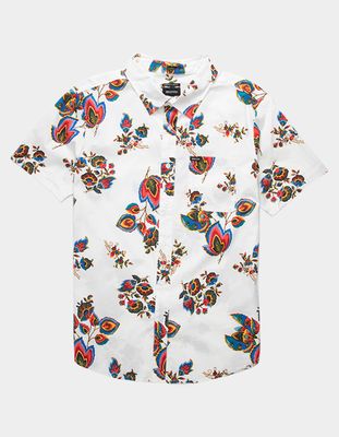 BRIXTON Charter Print Button Up Shirt