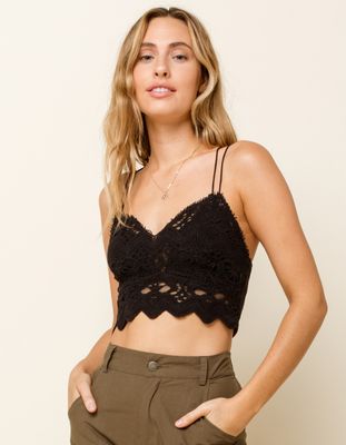 FREE PEOPLE Ilektra Black Bralette