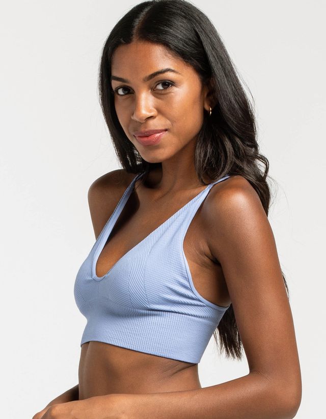 FULL TILT Deep V Double Strap Bralette