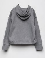 CHAMPION Boxy Girls Heather Gray Hoodie