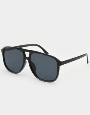 Plastic Oversized Aviator Sunglasses