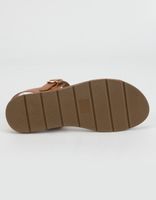 SODA Comfort Ankle Tan Sandals