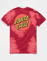 SANTA CRUZ Classic Dot Tie Dye T-Shirt