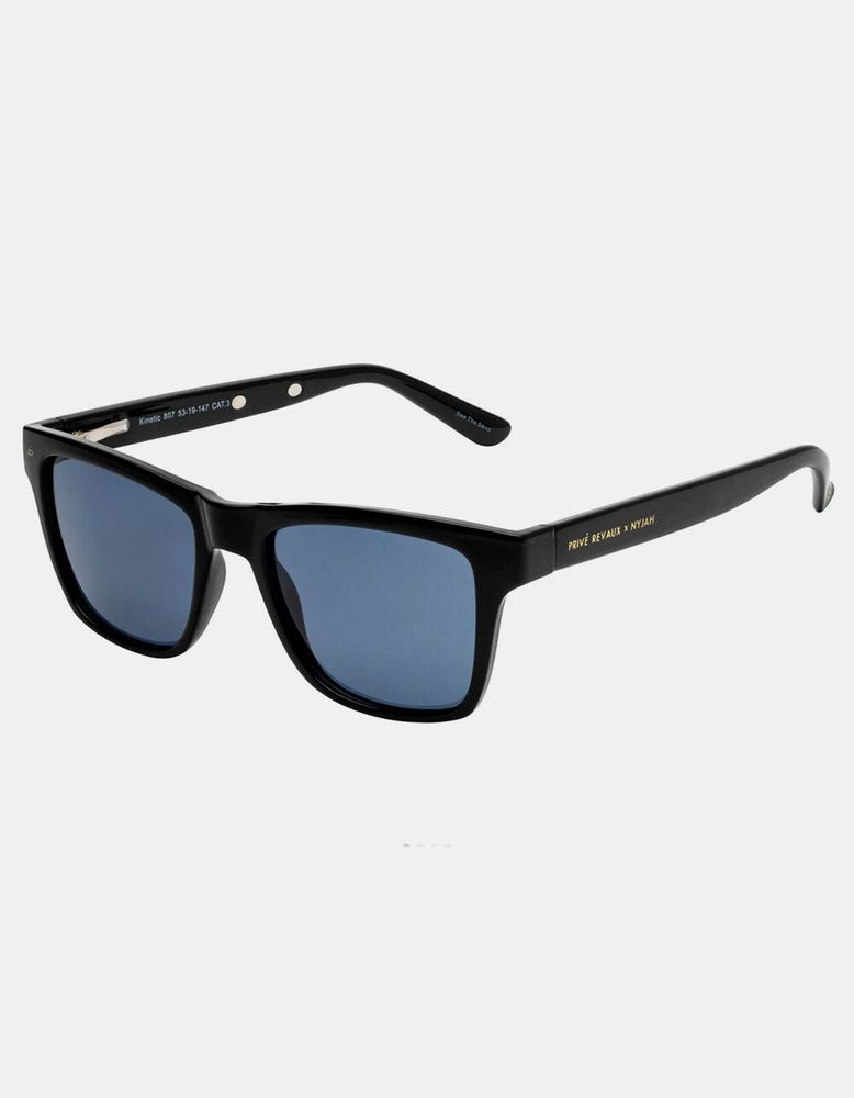 Privé Revaux | Surf City Sunglasses | Caviar Black Silver Mirror