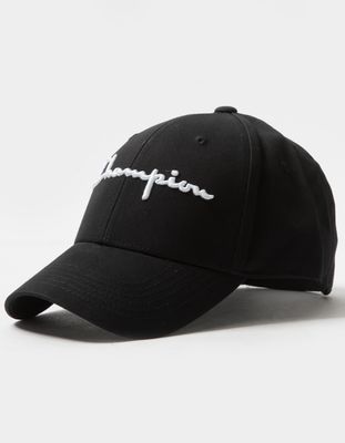 CHAMPION Classic Twill Script Strapback Hat