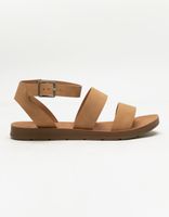 SODA Banded Ankle Strap Tan Sandals