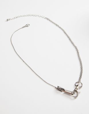 FULL TILT Claw & Zipper Necklace