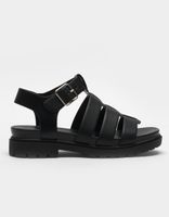 SODA Caged Ankle Strap Sandals