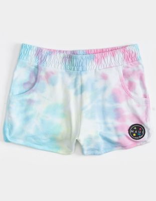 MAUI AND SONS Tie Dye Girls Dolphin Shorts