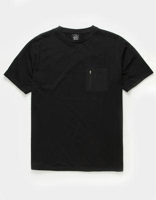 ORIGINAL DELUXE Black Nylon Pocket T-Shirt