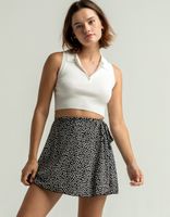 SKY AND SPARROW Ditsy Ballerina Black & White Skirt