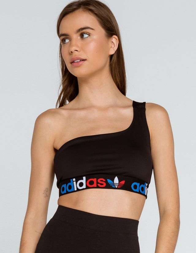 adidas Originals Adicolor Tricolor Sports Bra Pink