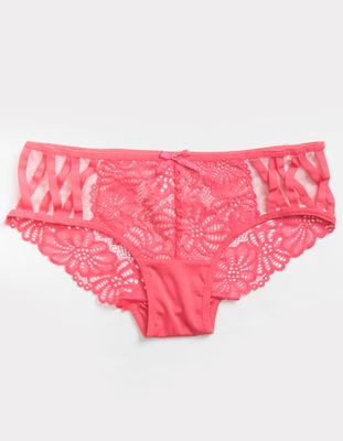 FULL TILT All Over Lace Hot Pink Bikini Panties