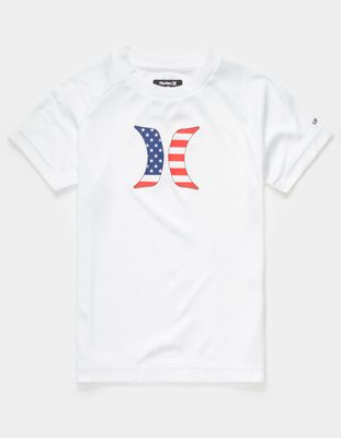 HURLEY Flag Icon Boys UPF 50+ T-Shirt