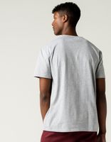 RSQ Oversized Solid Heather Gray Pocket Tee