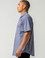 RSQ Solid Chambray Button Up Shirt