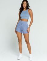 RSQ Blue Fleece Sweat Shorts