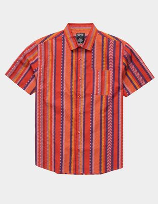 SUPER MASSIVE Desert Stripe Button Up Shirt