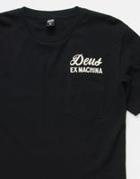 DEUS EX MACHINA Camperdown Address Black Pocket T-Shirt