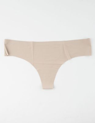 FULL TILT Love Me Now Laser Cut Taupe Thong