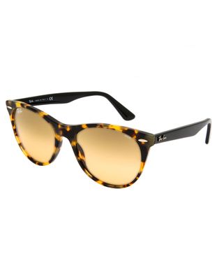 RAY-BAN Wayfarer II Evolve Yellow Havana & Orange Photochromic Polarized Sunglasses