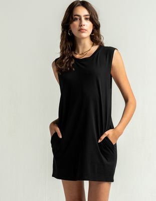 FULL TILT Solid Muscle Dress