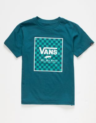 VANS Print Box Checkerboard Little Boys T-Shirt (4-7)