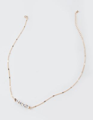 FULL TILT Dainty Love Bead Necklace