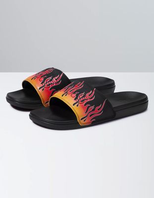 VANS Reflective La Costa Flame Slide Sandals