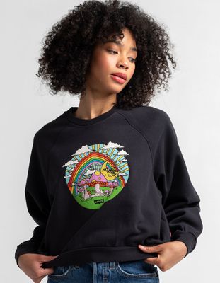 LEVI'S Mushroom Vintage Raglan Crew Sweatshirt