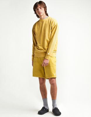 RSQ Premium Pale Yellow Sweat Shorts