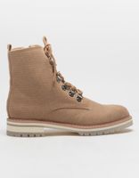 OASIS SOCIETY Camilla Latte Lace Up Boots