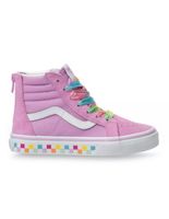 VANS Rainbow Lace Sk8-Hi Zip Girls Shoes