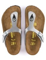 BIRKENSTOCK Gizeh Girls Silver Sandals