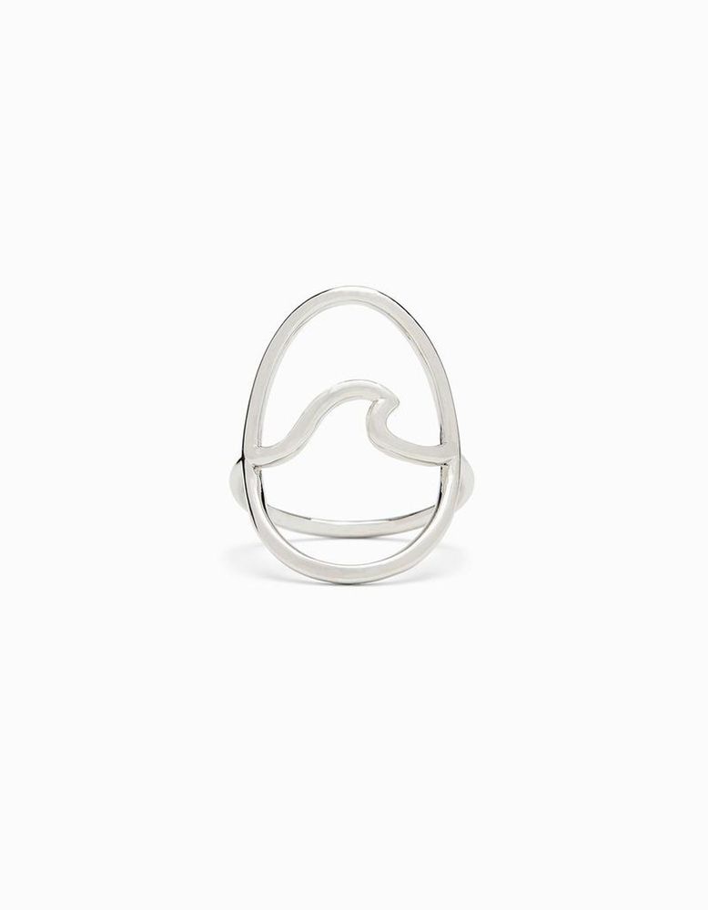 PURA VIDA Statement Wave Ring