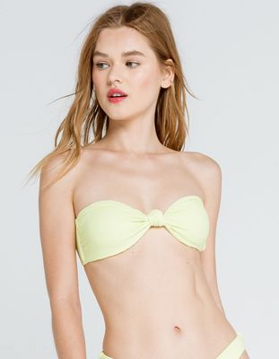 BILLABONG Tanlines Lulu Lime Bandeau Bikini Top