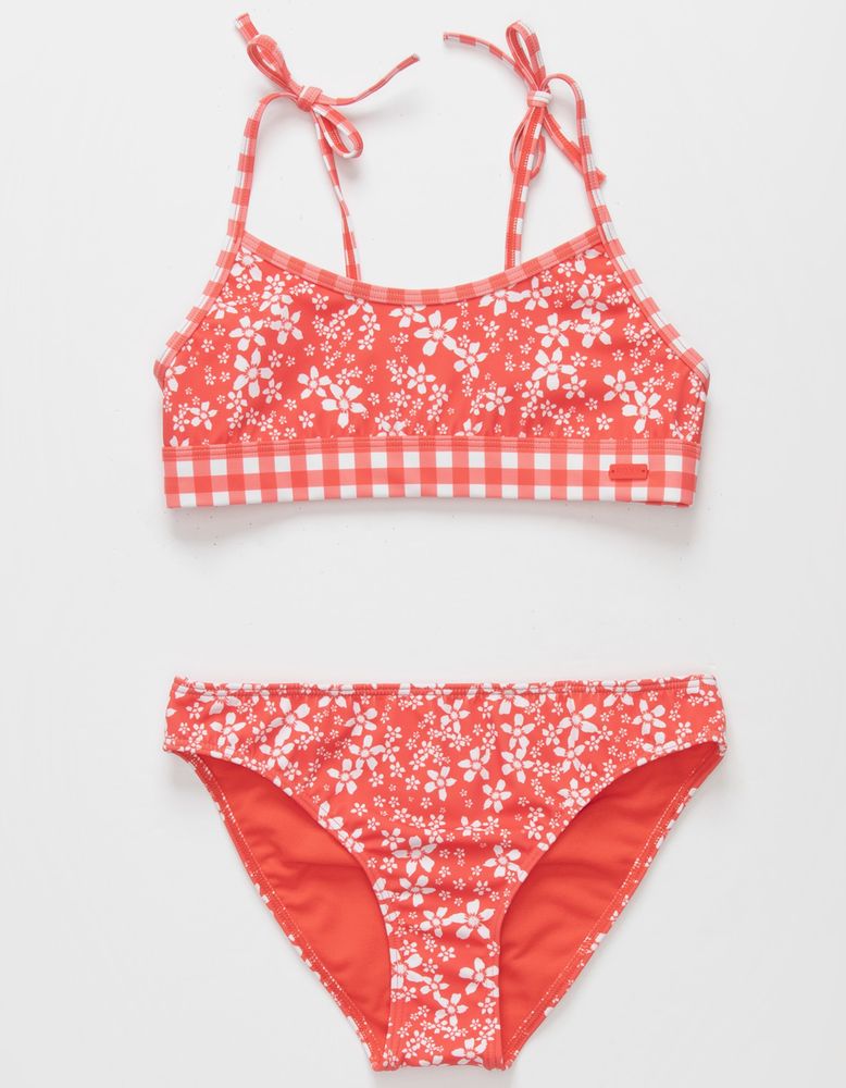 ROXY Friendly Flower Girls Bralette Bikini Set