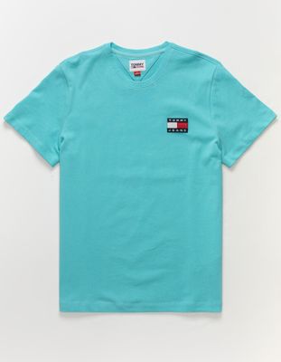 TOMMY JEANS Tommy Badge Light Blue T-Shirt