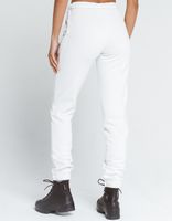 RSQ White Skinny Jogger Sweatpants