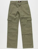 DICKIES Relaxed Boys Olive Cargo Pocket Pants