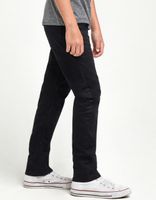 RSQ Boys Super Skinny Stretch Black Jeans
