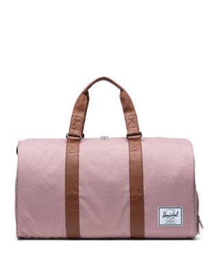 HERSCHEL SUPPLY CO. Novel Ash Rose & Tan Duffle Bag