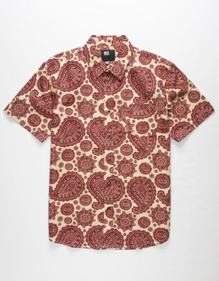 RSQ Paisley Button Up Shirt