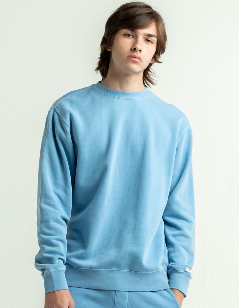 RSQ Oversized Light Blue Crew Sweatshirt