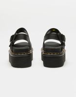 DR. MARTENS Voss Quad Leather Strap Platform Sandals