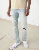 RSQ Slim Taper Destroyed Light Vintage Jeans