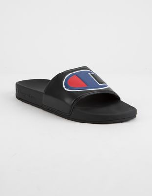 CHAMPION IPO Black Slide Sandals