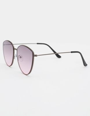 Metal Gradient Cat Eye Sunglasses