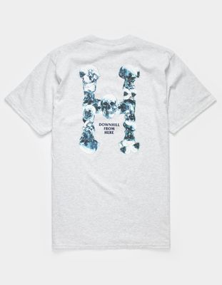 HUF Skulls Classic H Heather Gray T-Shirt