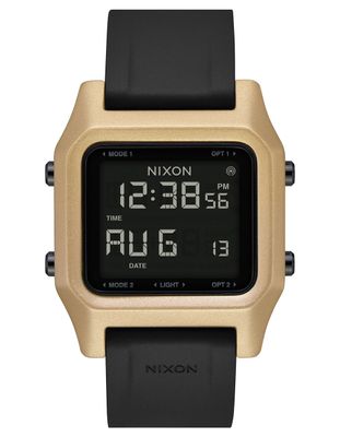 NIXON Staple Black & Gold Watch